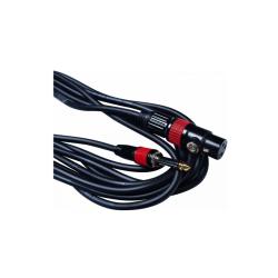 Микрофонный кабель 5 м. Разъемы: XLR мама - Jack 6,3 мм. моно . Цвет: чер STANDS & CABLES MC-084XJ-5