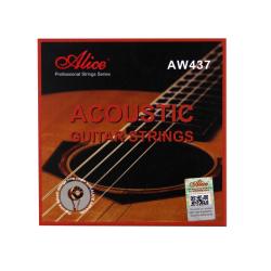 Струны для акустической гитары, натяжение Extra Light, золотой ALICE AW437-XL
