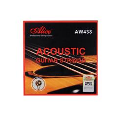 Струны для акустической гитары, натяжение Light, золотой ALICE AW438-L