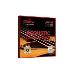 Струны для акустической гитары, натяжение Medium, золотой ALICE AW438-M