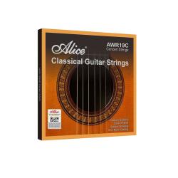 Струны для классической гитары, натяжение Standard, разноцветный ALICE AWR19C-N