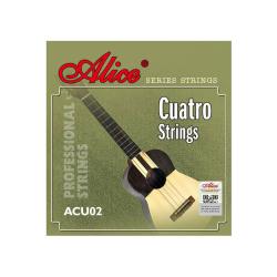 Струны для укулеле сопрано, натяжение Standard, черный ALICE ACU02 Cuatro