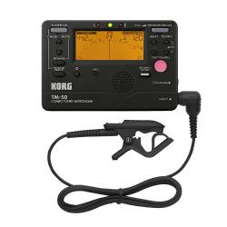 Тюнер-метроном, цвет чёрный KORG TM50C BK