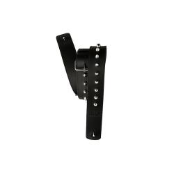Гитарный ремень, экокожа, цвет чёрный PRS 2`` Black Leather Studded Strap