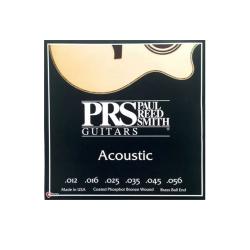 Acoustic Phosphor Bronze струны для акустичекой гитары, 6 струн, калибры струн .012, .016, .025, .035, .045, .056, Brass Ball End PRS Acc-3141