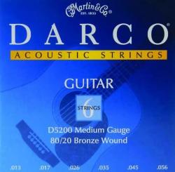 Darco D5200 80/20 Bronze Acoustic 13-56 струны для акустической гитары, 6 струн, натяжение Medium, с... MARTIN D5200