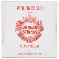 IV Silver Sound Jargar Струна До для виолончели. Натяжение Forte. Конец-шар. JARGAR STRINGS CELLO C SIL-FORTE