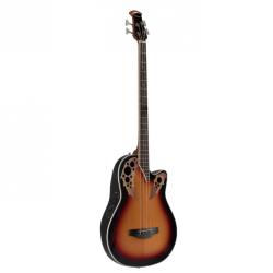 Бас гитара электроакустическая 4 струнная OVATION CEB44-1N Bass Celebrity New England Burst