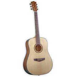 Акустическая гитара, дредноут, цвет натуральный OMNI D-120 NT