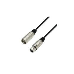 Микрофонный кабель 3Star XLR(F)-XLR(M) с разъёмами AH, 0.5 м. ADAM HALL K3 MMF 0050