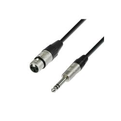 Микрофонный кабель XLR(F)-6,3 Jack stereo, REAN, 0,6м ADAM HALL K4 BFV 0060