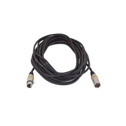 Микрофонный кабель XLR(M) XLR( F) 10 м Металл. корп. ROCKCABLE RCL 30360 D7