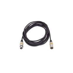 Микрофонный кабель XLR(M) XLR( F) 3 м Металл. корп. ROCKCABLE RCL 30353 D7