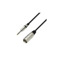 Микрофонный кабель XLR(M)-6,3 Jack mono, 3м ADAM HALL K3 MMP 0300