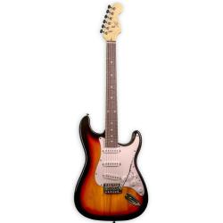 Электрогитара, Stratocaster SSS, цвет санберст NF GUITARS SB-22 (L-G1) 3TS