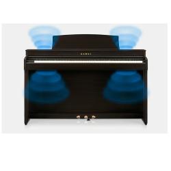 Цифровое пианино с банкеткой, 88 клавиш, механика RH III, 45 тембров, 256 полифония KAWAI CN301R