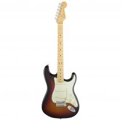 Электрогитара, цвет 3х цветный санберст FENDER American Elite Stratocaster, Maple Fingerboard, 3-Color Sunburst