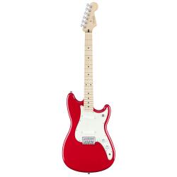 Электрогитара, цвет красный, кленовая накладка грифа FENDER Duo Sonic MN Torino Red