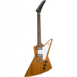 Электрогитара с кейсом, цвет натуральный, фурнитура никель GIBSON Explorer 2018 Antique Natural