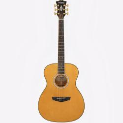 Электроакустическая гитара с чехлом, цвет натуральный D'ANGELICO Excel Tamanny Vintage Natural