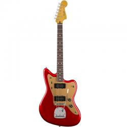 Электрогитара, накладка грифа палисандр, стоптейл, цвет красный SQUIER by FENDER Deluxe Jazzmaster Candy Apple Red ST