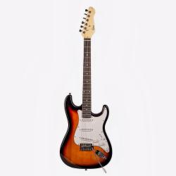 Электрогитара, Stratocaster, цвет cанберст OMNI ST-3S SB