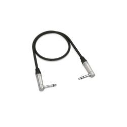 Инструментальный кабель джек стерео 6.3мм/джек стерео 6.3мм, 0.6 м, 1 x 0.22 mm², черный BEHRINGER GIC-60 4SR