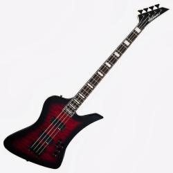 4-струнная бас-гитара, цвет Transparent Red Burst JACKSON JS3 KE BIRD AH FB TR RD