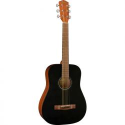 Акустическая гитара 3/4, цвет черный, в комплекте чехол FENDER FA-15 3/4 Black