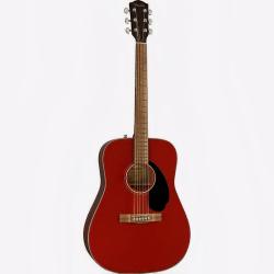 Акустическая гитара, цвет вишневый FENDER CD-60 Dreadnought Cherry
