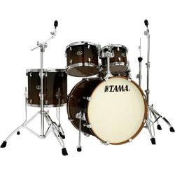 Ударная установка из пяти барабанов, береза TAMA Silverstar Studio Custom Drumkit 22' Dark Mocha Fade