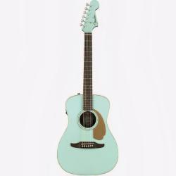Электроакустическая гитара, цвет зеленый FENDER Malibu Player Surf Green