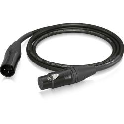 Качественный микрофонный кабель с разъемами XLR, 1.5 метра BEHRINGER PMC-150