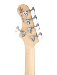 Бас-гитара 5-струнная, белая, с чехлом CORT NJS5-WHT Elrick NJS Series