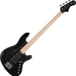 Бас-гитара, черная, с чехлом CORT NJS4-BK Elrick NJS Series