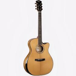 Электро-акустическая гитара, цвет натуральный CORT L710F-NS