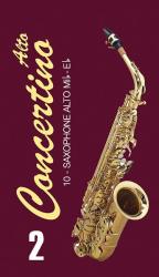 Трости для саксофона альт № 2 (10шт) FEDOTOV REEDS FR17SA02 Concertino