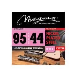 Струны для электрогитары 9.5-44, Серия: Nickel Plated Steel, Калибр: 9.5-11.5-16-24-34-44, Обмотка: ... MAGMA STRINGS GE120N