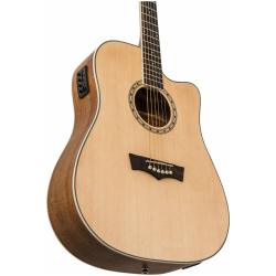 Гитара электроакустическая с чехлом PEAVEY DW-2 CE Solid Top Cutaway Acoustic Electric w/Case