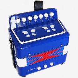 Кнопочный аккордеон,, цвет синий GOLDEN CUP JB702 BL