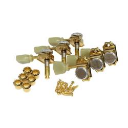 Колки Kluson Style, замковые, золотое покрытие, 3+3 GOTOH SD90-SL-MGT-Gold L3R3
