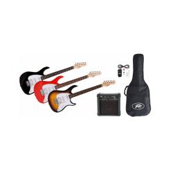 Комплект электрогитара, комбик, аксессуары PEAVEY Raptor Plus Pack Red (w/ Audition)