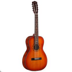 Акустическая гитара, фолк 7 струнная, верхняя дека - кедр, нижняя и обечайка - красное дерево, гриф ... MARTINEZ FAW-705-7-YS