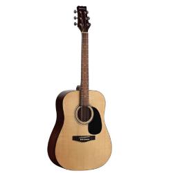 Акустическая гитара, вестерн, верхняя дека - ель, корпус - агатис, гриф - нато, накладка - палисандр MARTINEZ FAW-801