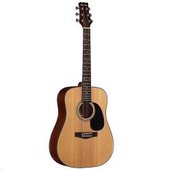 Акустическая гитара, вестерн, верхняя дека - ель, корпус - красное дерево, гриф - нато, накладка - п... MARTINEZ FAW-802 WN