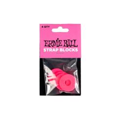 Фиксаторы ремня (страплок), 4 шт., цвет розовый ERNIE BALL 5623