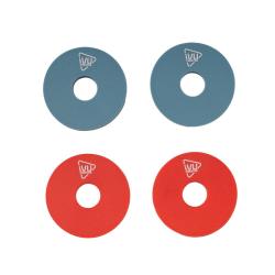 Фиксаторы ремня (страплок), 4 шт., цвет красный и синий IVU CREATOR SB-RED/BLUE