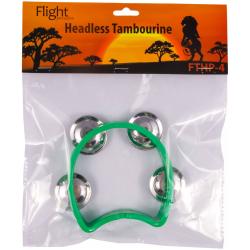 Тамбурин без мембраны , цвет зеленый FLIGHT FTHP-4 GR