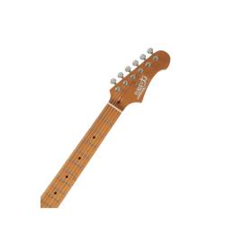 Электрогитара, Stratocaster, корпус липа, 22 лада, HSS, tremolo, цвет LPB JET JS-400 LPB