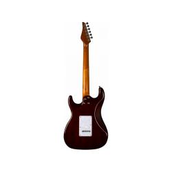 Электрогитара, Stratocaster, корпус липа/ тигровый клен, 22 лада, HSS JET JS-450Q TBR